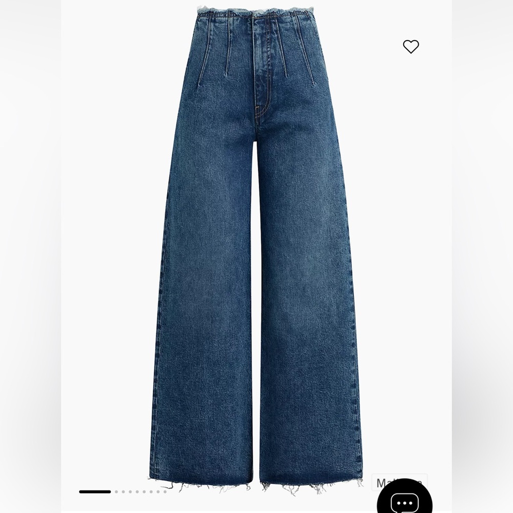 Hudson James High Rose Dart Wide Leg